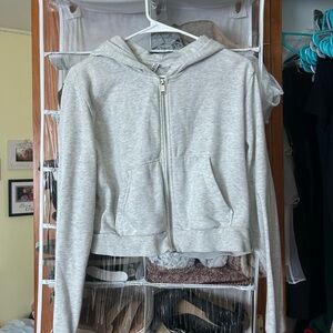 H&M Gray Zip-Up Hoodie